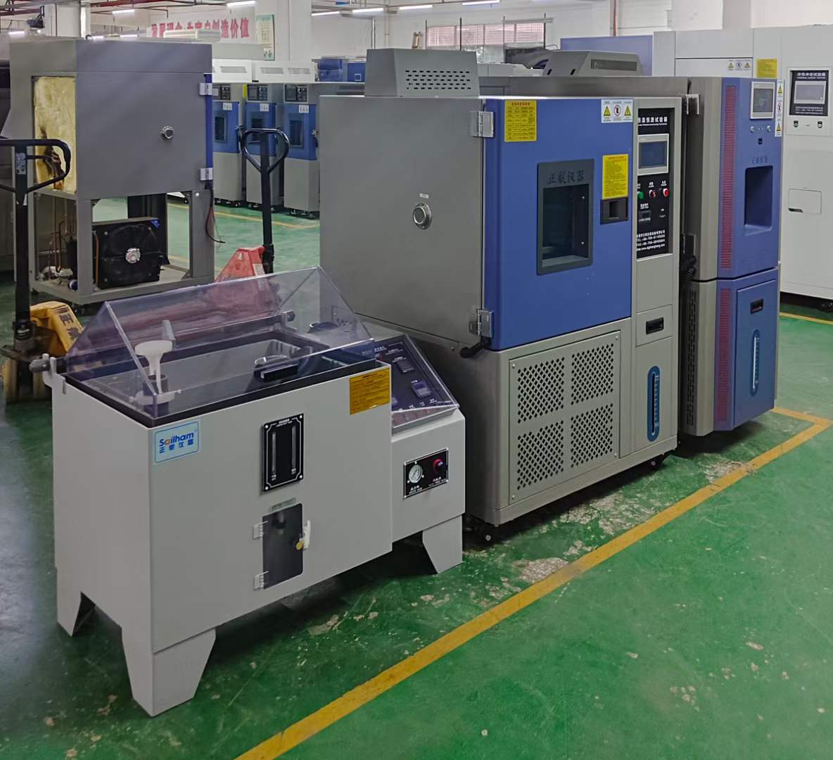 助力深圳客戶—恒溫恒濕試驗箱與鹽霧老化箱